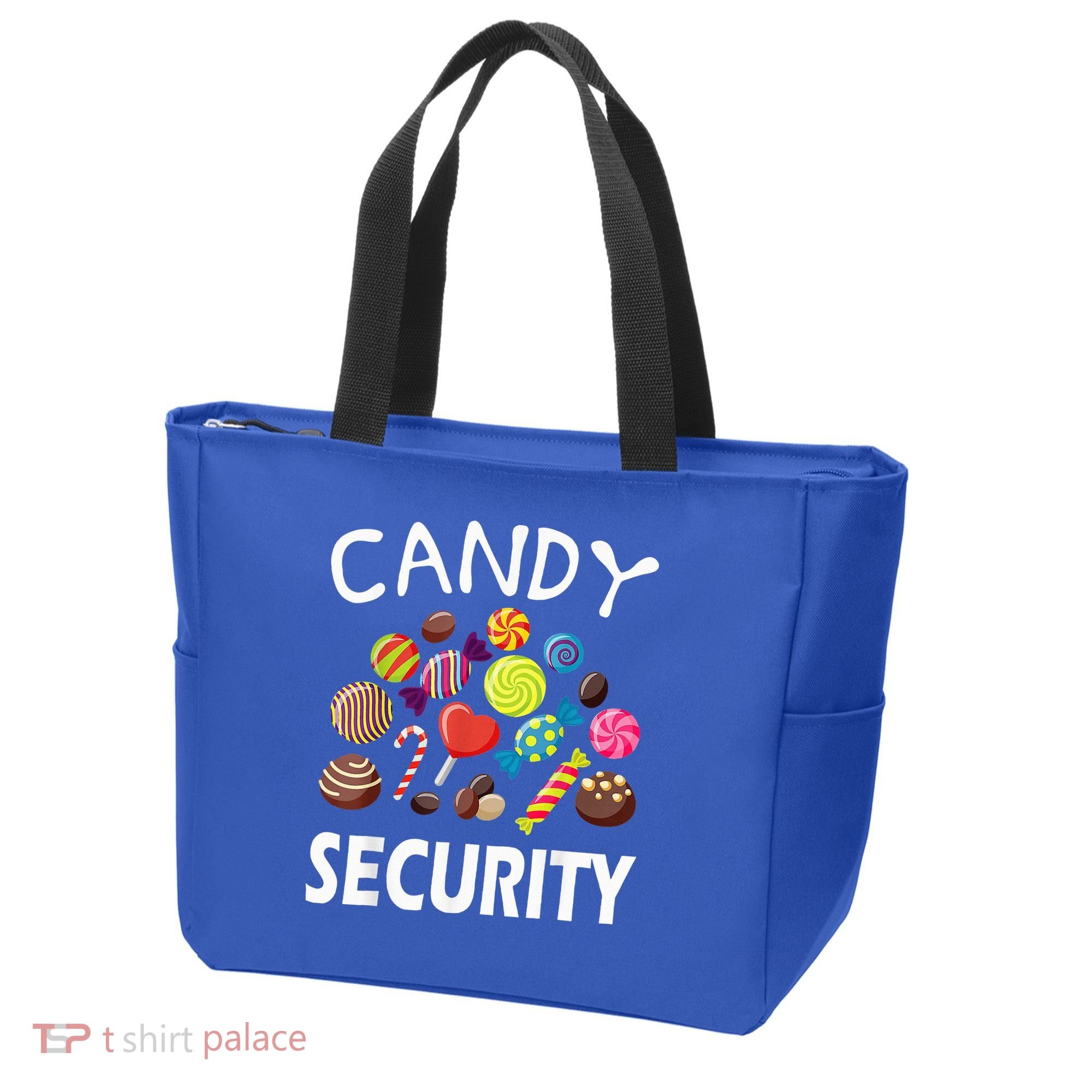 Candy Security Halloween Costume Party Tote Bag