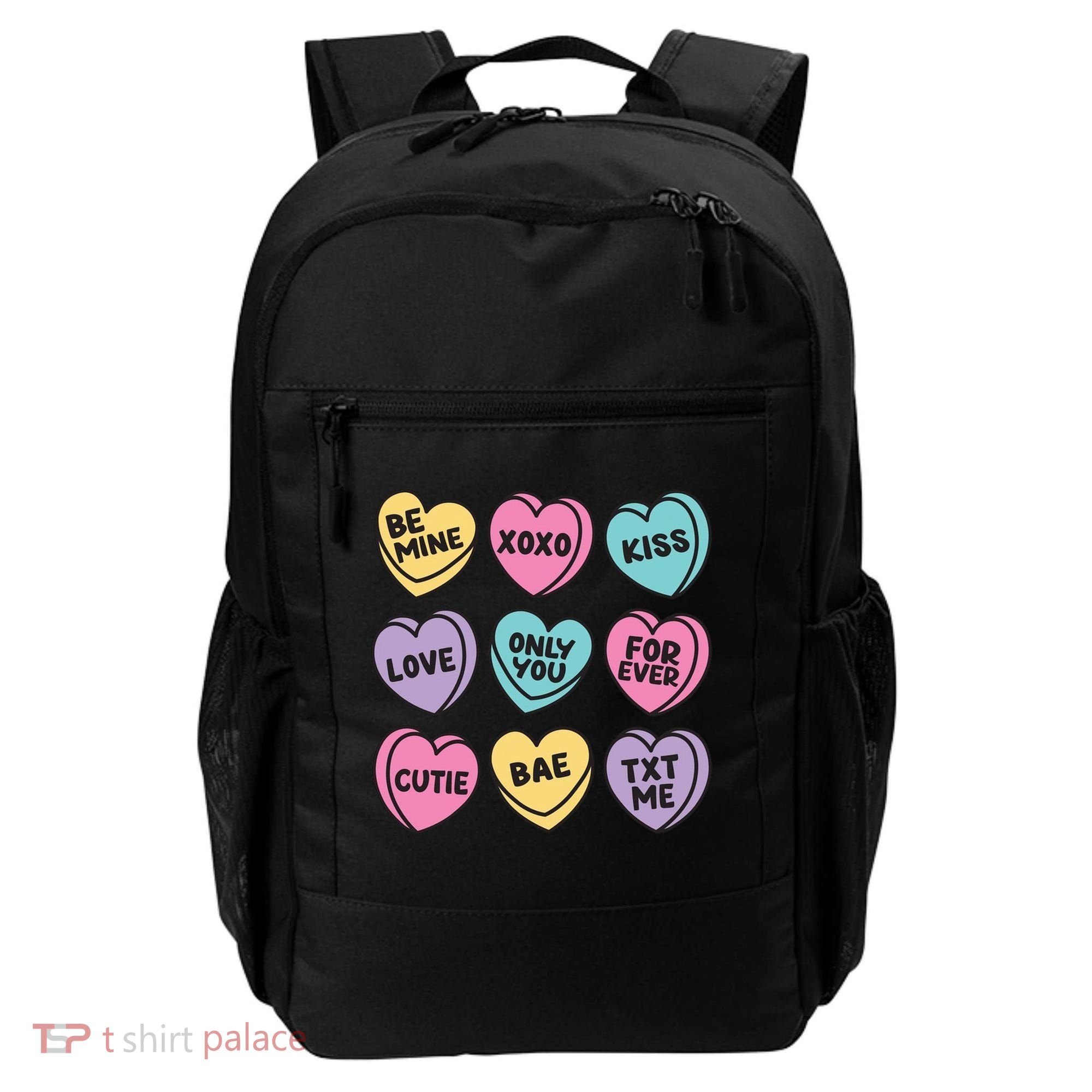 Candy Sweet Hearts Love Valentines Day Backpack