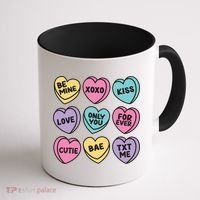 Candy Sweet Hearts Love Valentines Day Coffee Mug thumb 1