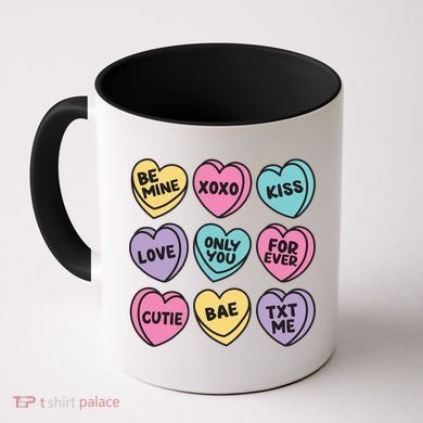Candy Sweet Hearts Love Valentines Day Coffee Mug
