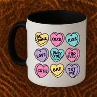 Candy Sweet Hearts Love Valentines Day Coffee Mug thumb 2