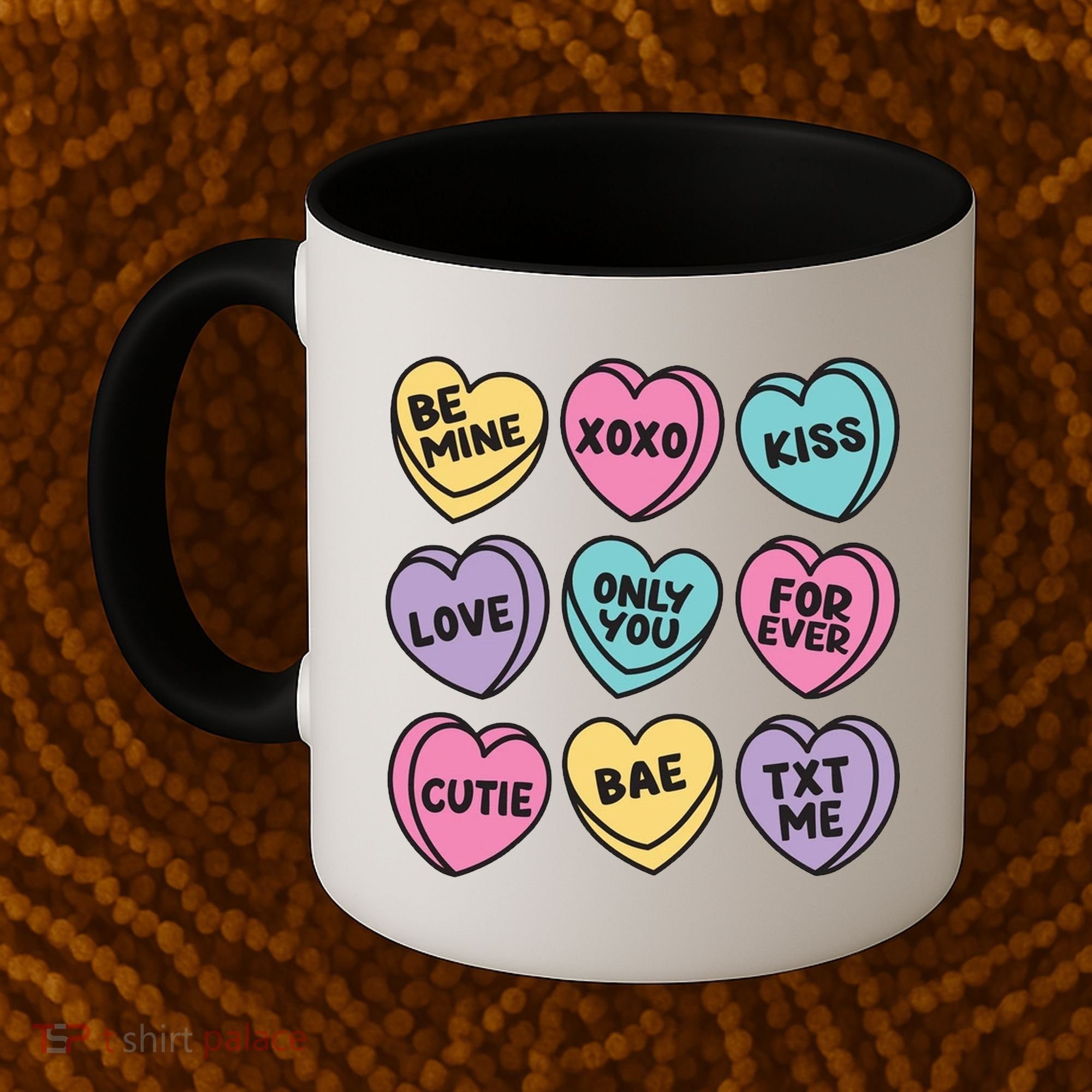 Candy Sweet Hearts Love Valentines Day Coffee Mug