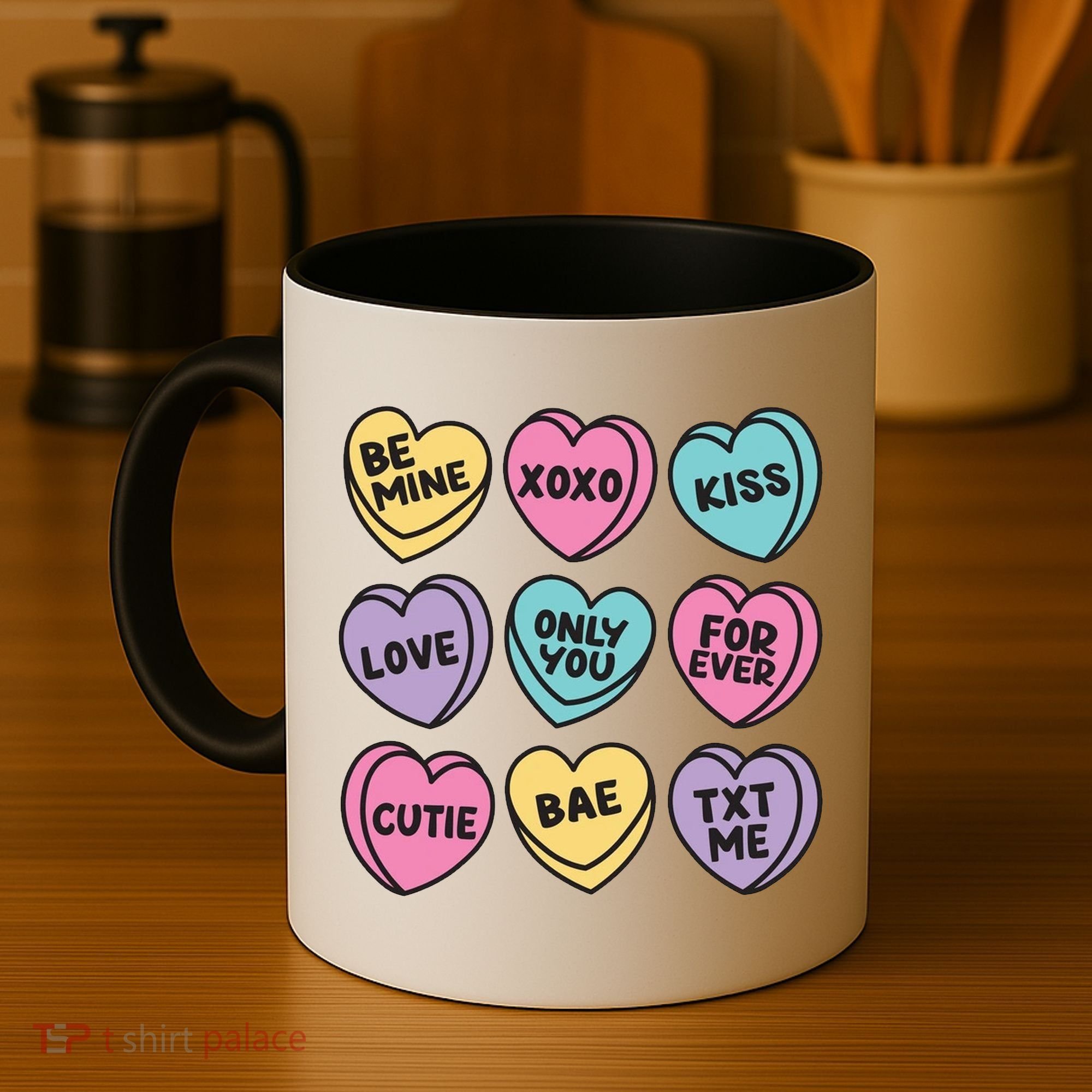 Candy Sweet Hearts Love Valentines Day Coffee Mug