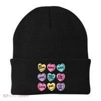 Candy Sweet Hearts Love Valentines Day Beanie thumb 0