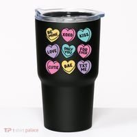 Candy Sweet Hearts Love Valentines Day Tumbler thumb 0