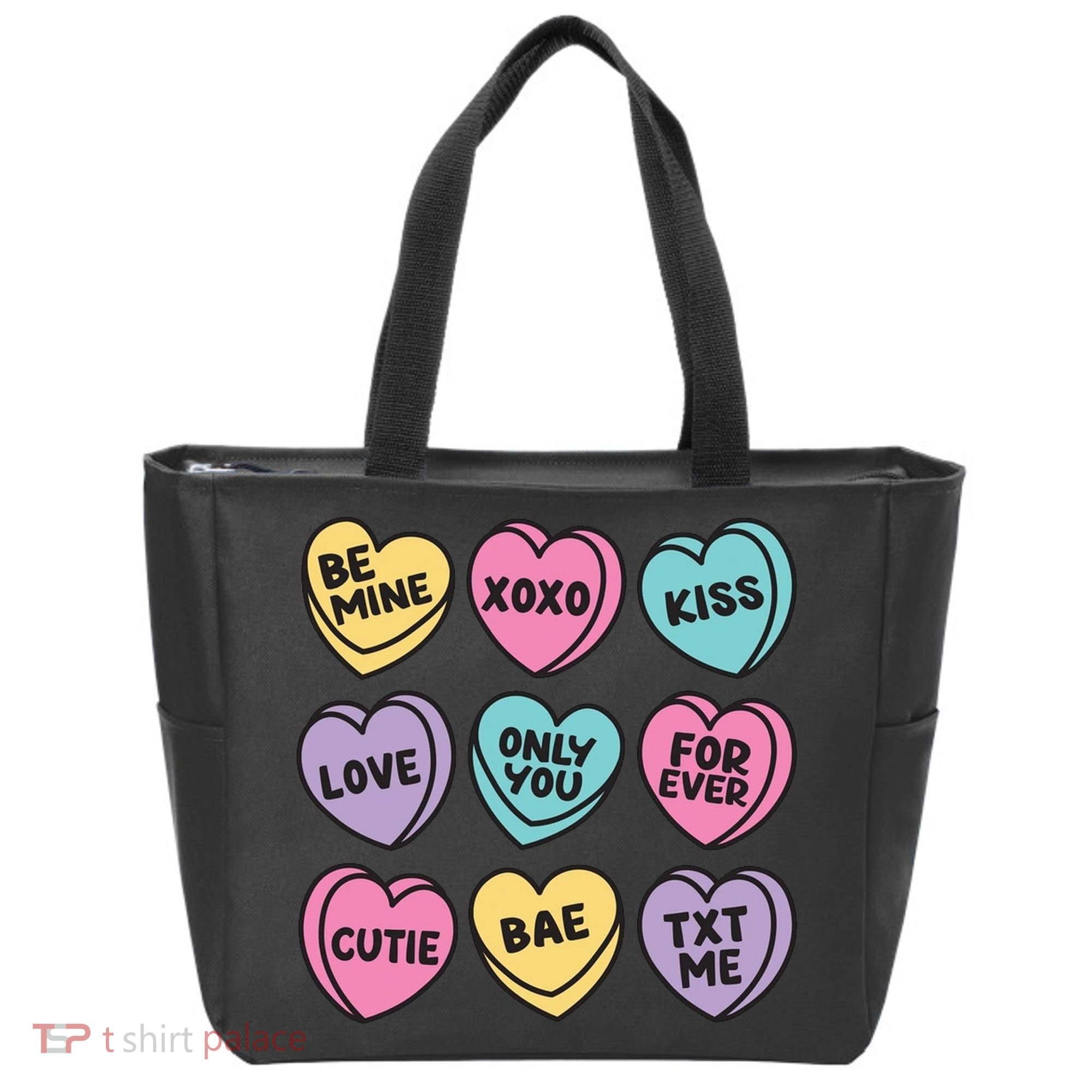 Candy Sweet Hearts Love Valentines Day Tote Bag