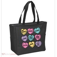 Candy Sweet Hearts Love Valentines Day Tote Bag thumb 2