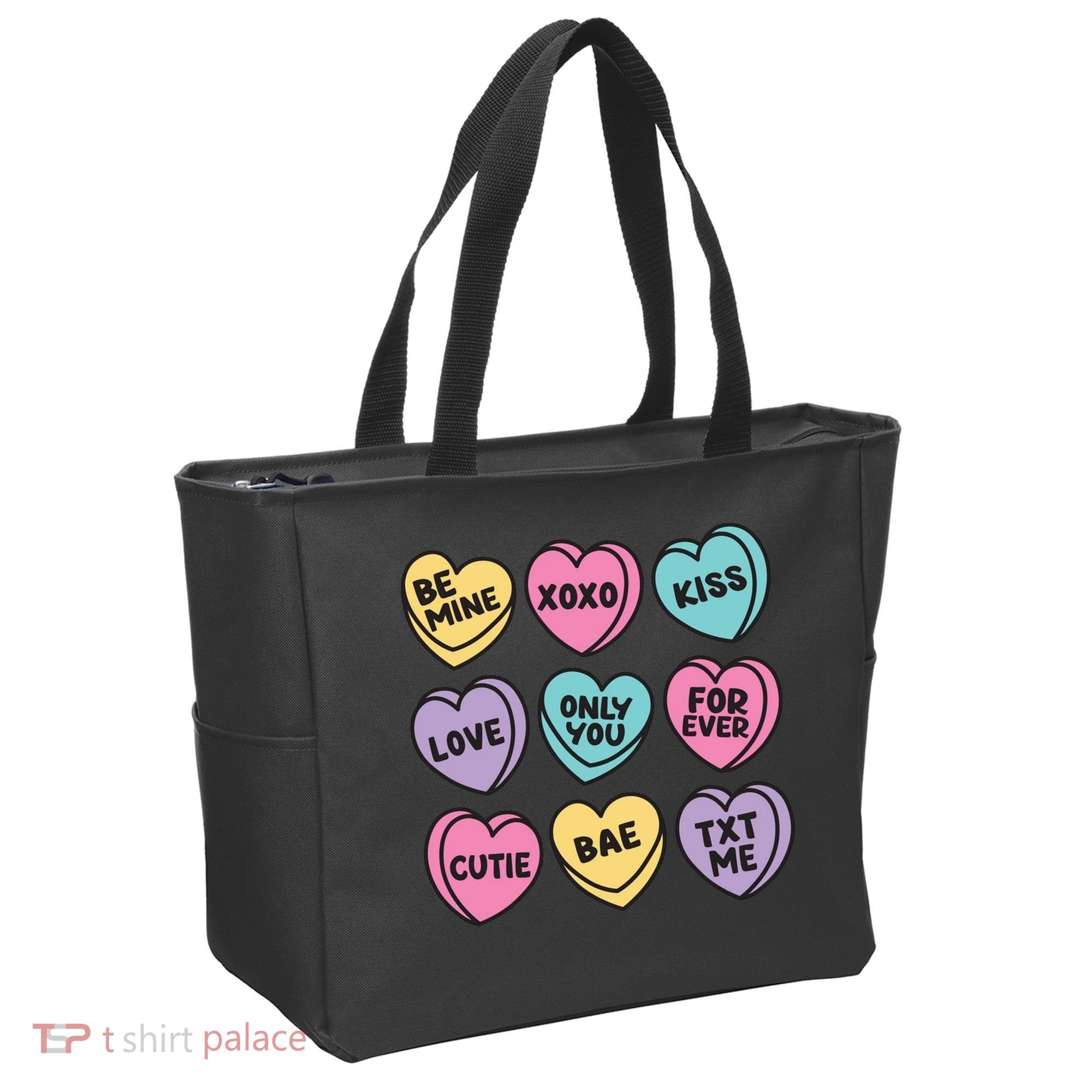 Candy Sweet Hearts Love Valentines Day Tote Bag