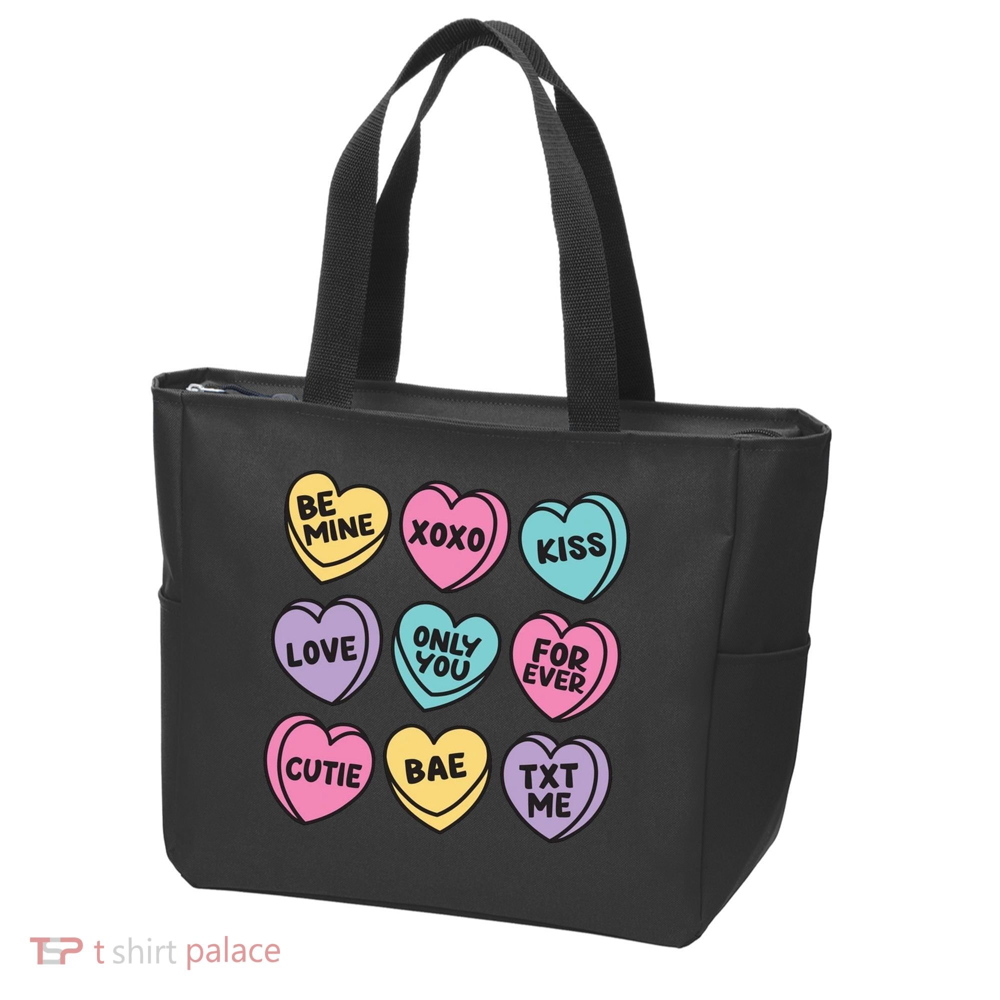Candy Sweet Hearts Love Valentines Day Tote Bag