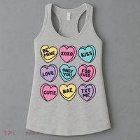 Candy Sweet Hearts Love Valentines Day Women's Tank Top thumb 3