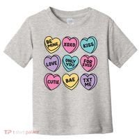 Candy Sweet Hearts Love Valentines Day Toddler T-Shirt thumb 0