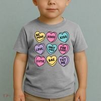 Candy Sweet Hearts Love Valentines Day Toddler T-Shirt thumb 2