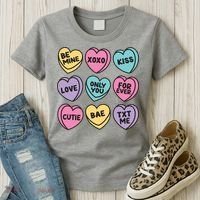 Candy Sweet Hearts Love Valentines Day Women's T-Shirt thumb 3