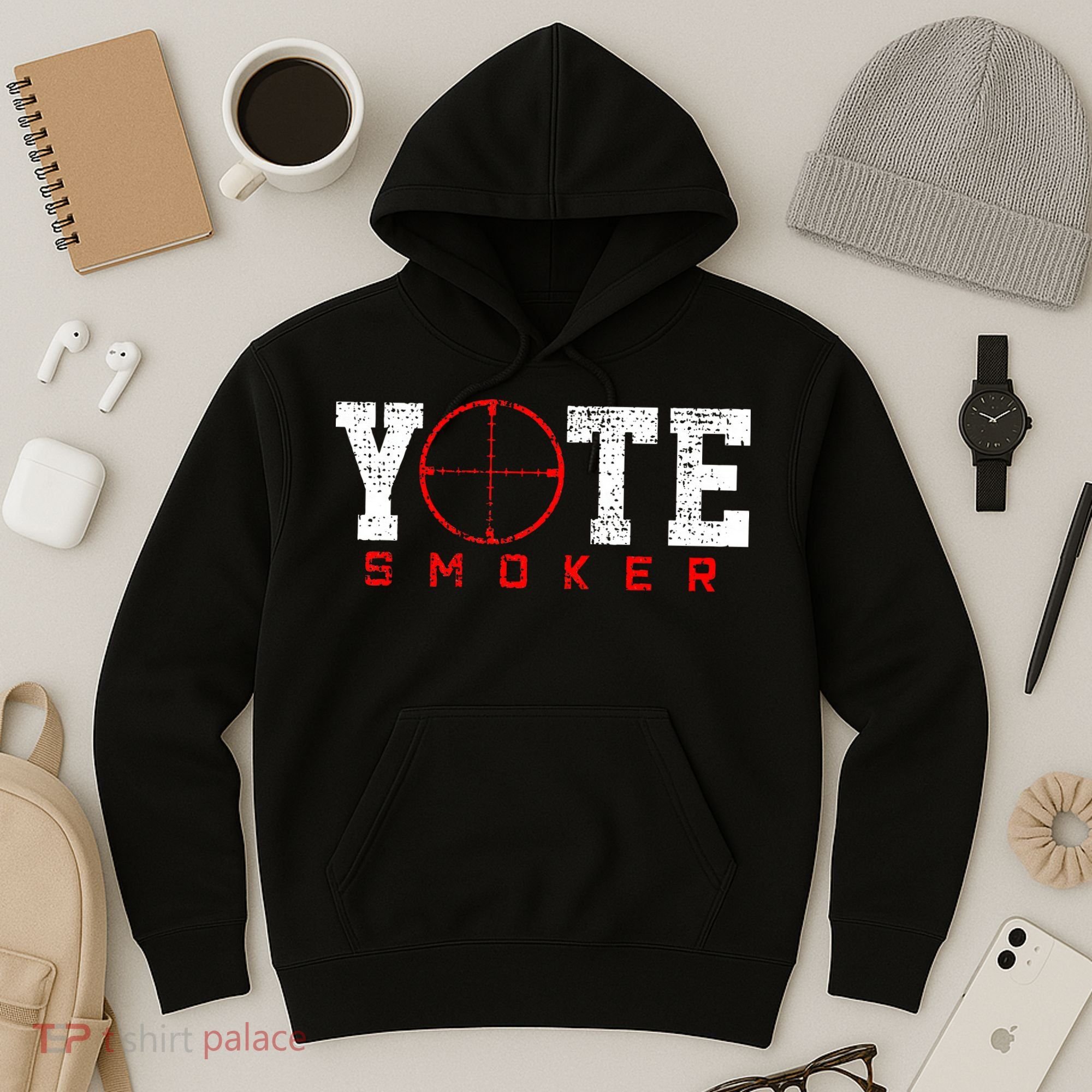 Coyote Smoker Hunter Hunting Hoodie