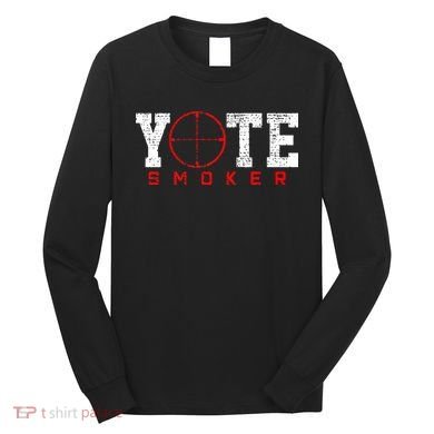 Coyote Smoker Hunter Hunting Long Sleeve Shirt