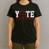 Coyote Smoker Hunter Hunting T-Shirt thumb 4