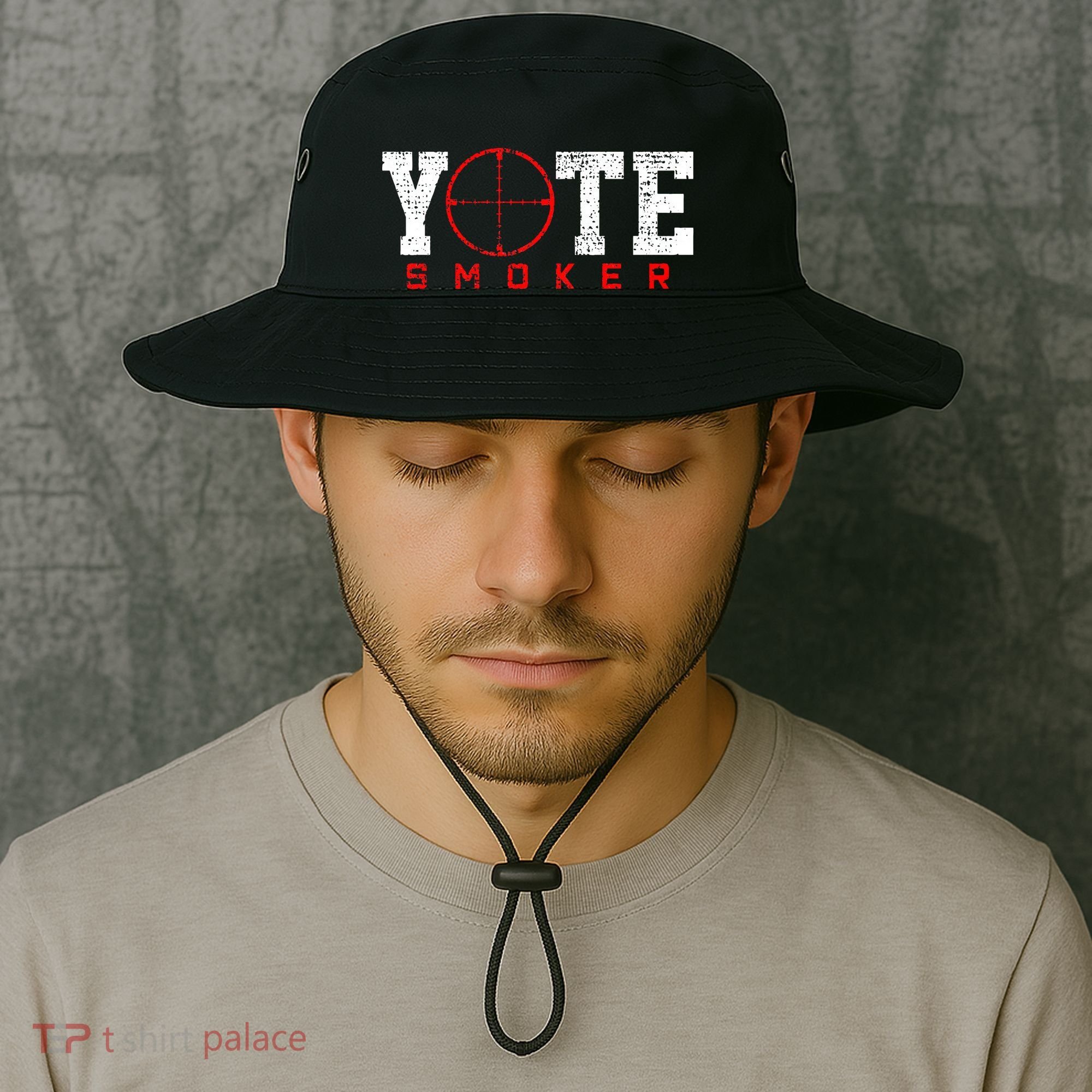 Coyote Smoker Hunter Hunting Bucket Hat