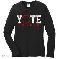 Coyote Smoker Hunter Hunting Women's Long Sleeve Shirt thumb 0