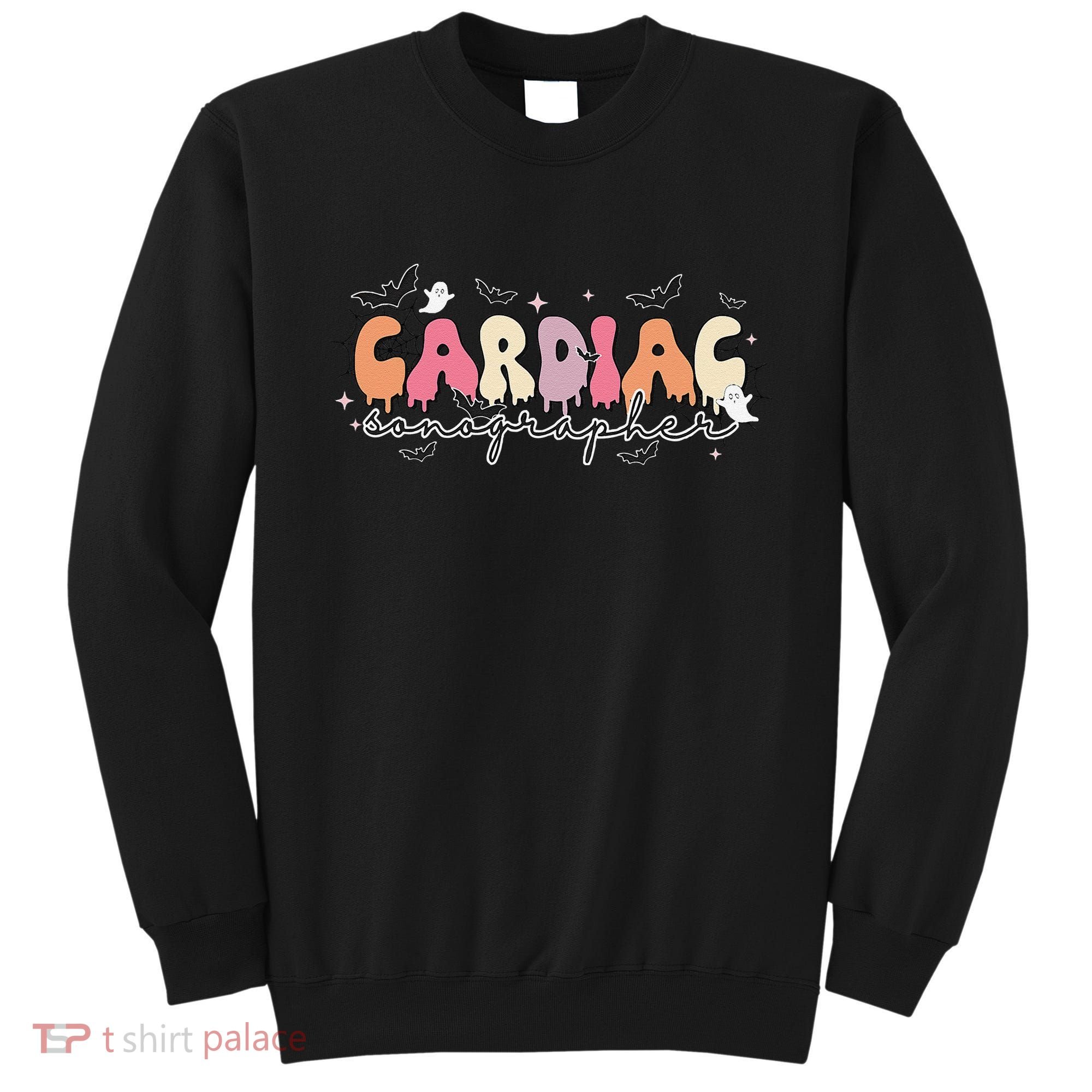 Cardiac Sonographer Halloween Ghosts Echocardiographers Sweatshirt