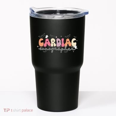 Cardiac Sonographer Halloween Ghosts Echocardiographers Tumbler