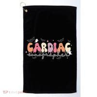 Cardiac Sonographer Halloween Ghosts Echocardiographers Golf Towel thumb 0