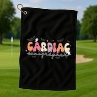 Cardiac Sonographer Halloween Ghosts Echocardiographers Golf Towel thumb 1
