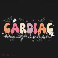 Cardiac Sonographer Halloween Ghosts Echocardiographers Kids Hoodie thumb 5