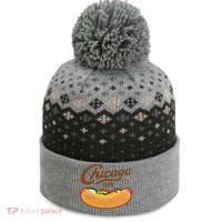 Chicago Style Hot Dog Summer The Baniff Cuffed Pom Beanie thumb 0