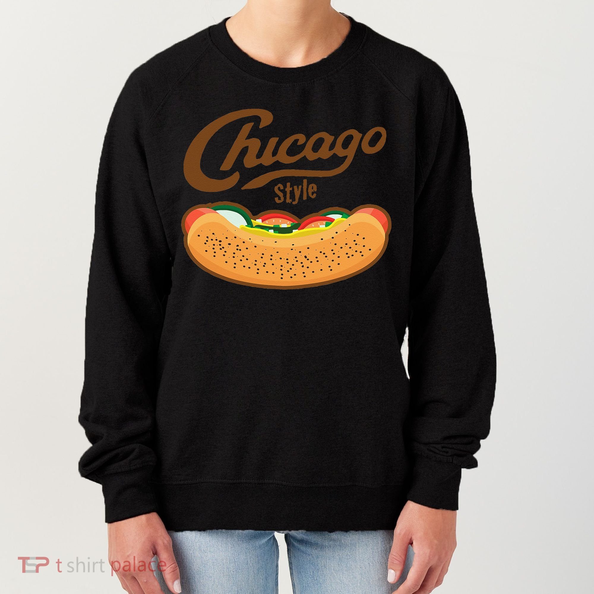 Chicago Style Hot Dog Summer Women's Sweatshirt