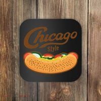 Chicago Style Hot Dog Summer Coaster thumb 0