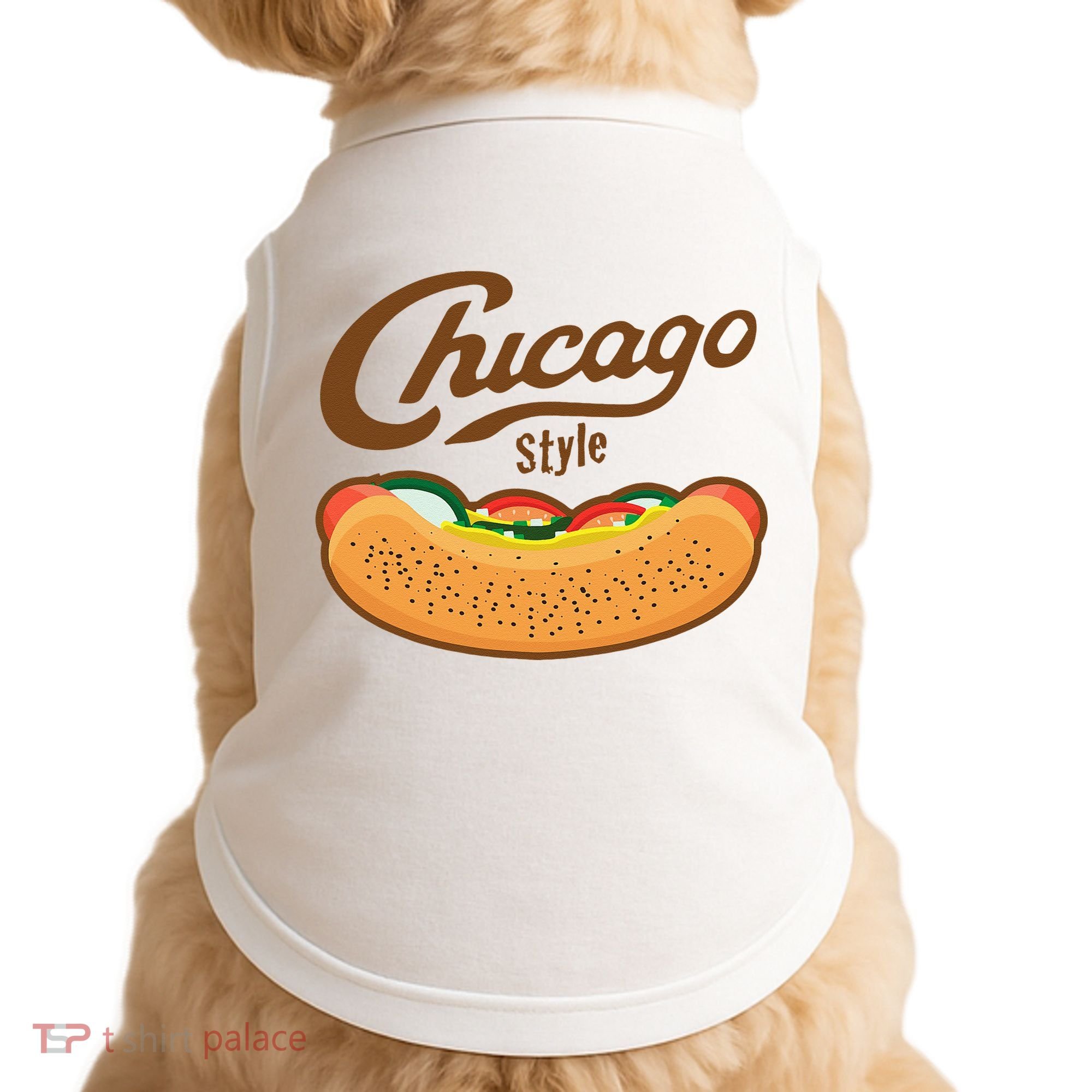 Chicago Style Hot Dog Summer Doggie Tank