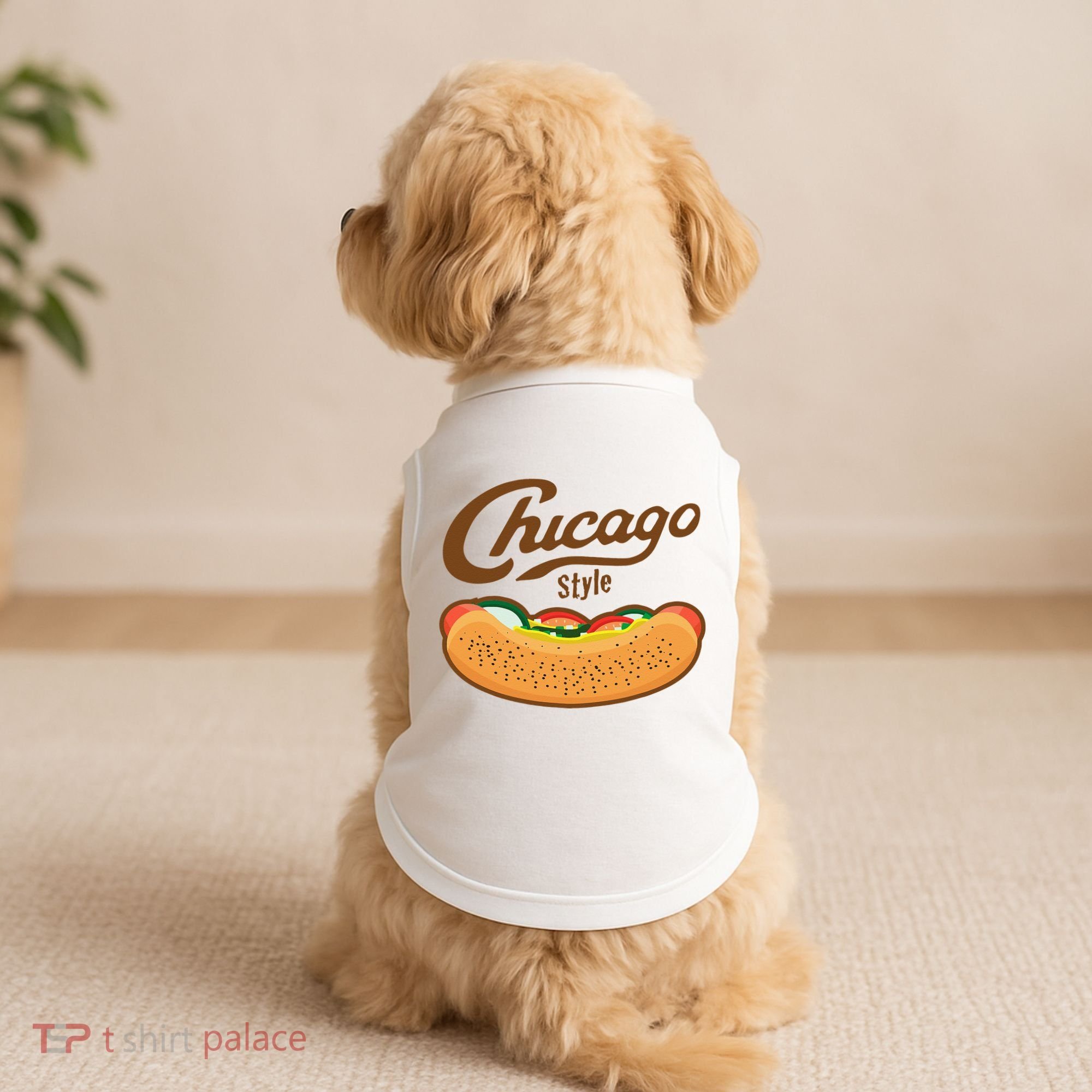 Chicago Style Hot Dog Summer Doggie Tank