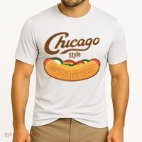 Chicago Style Hot Dog Summer Cooling Performance Crew T-Shirt thumb 2