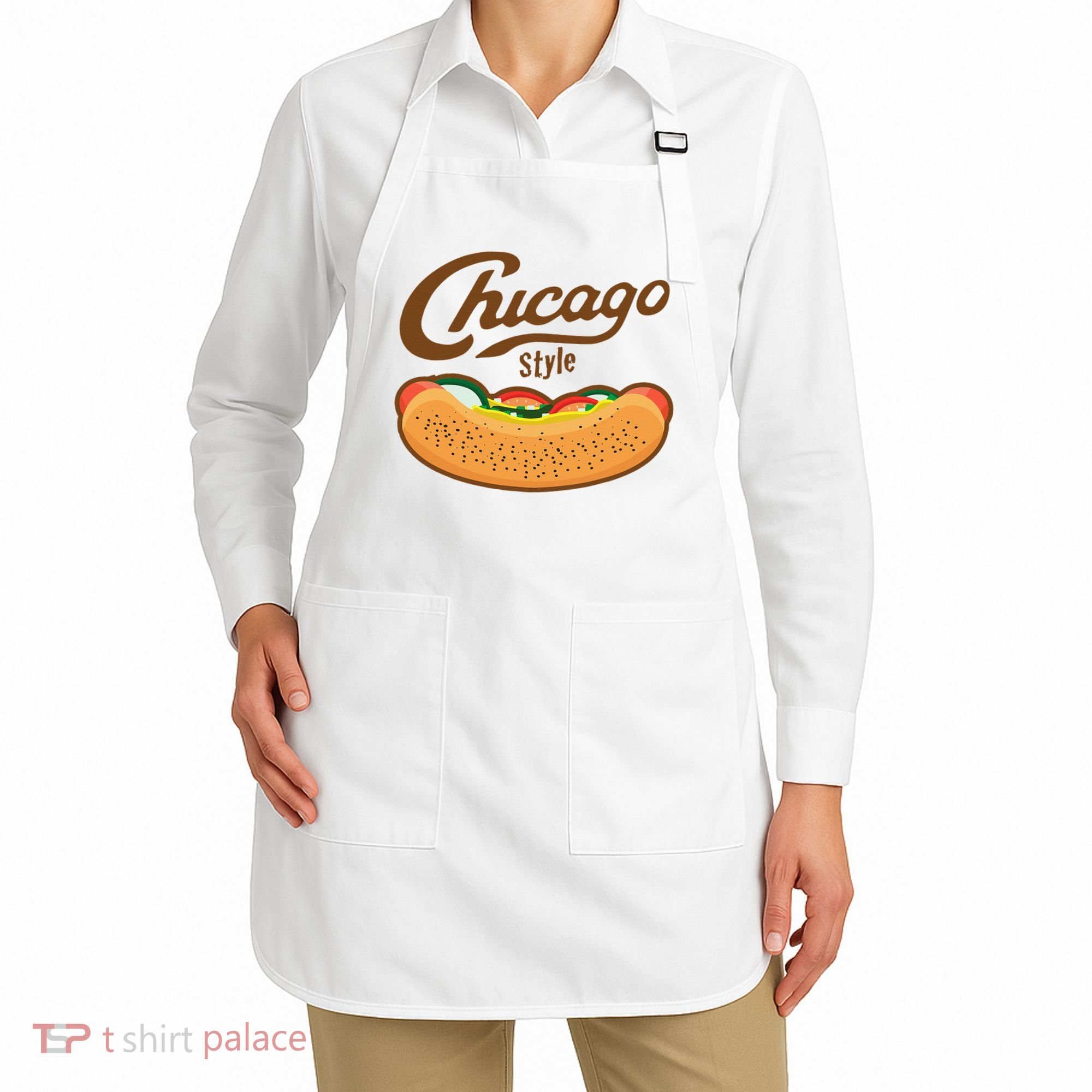 Chicago Style Hot Dog Summer Apron