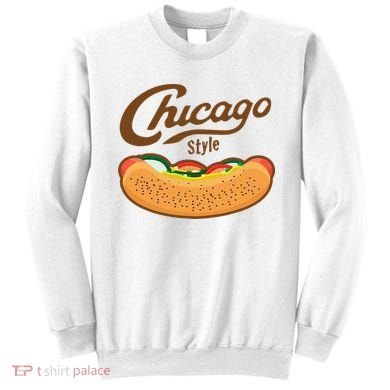 Chicago Style Hot Dog Summer Sweatshirt