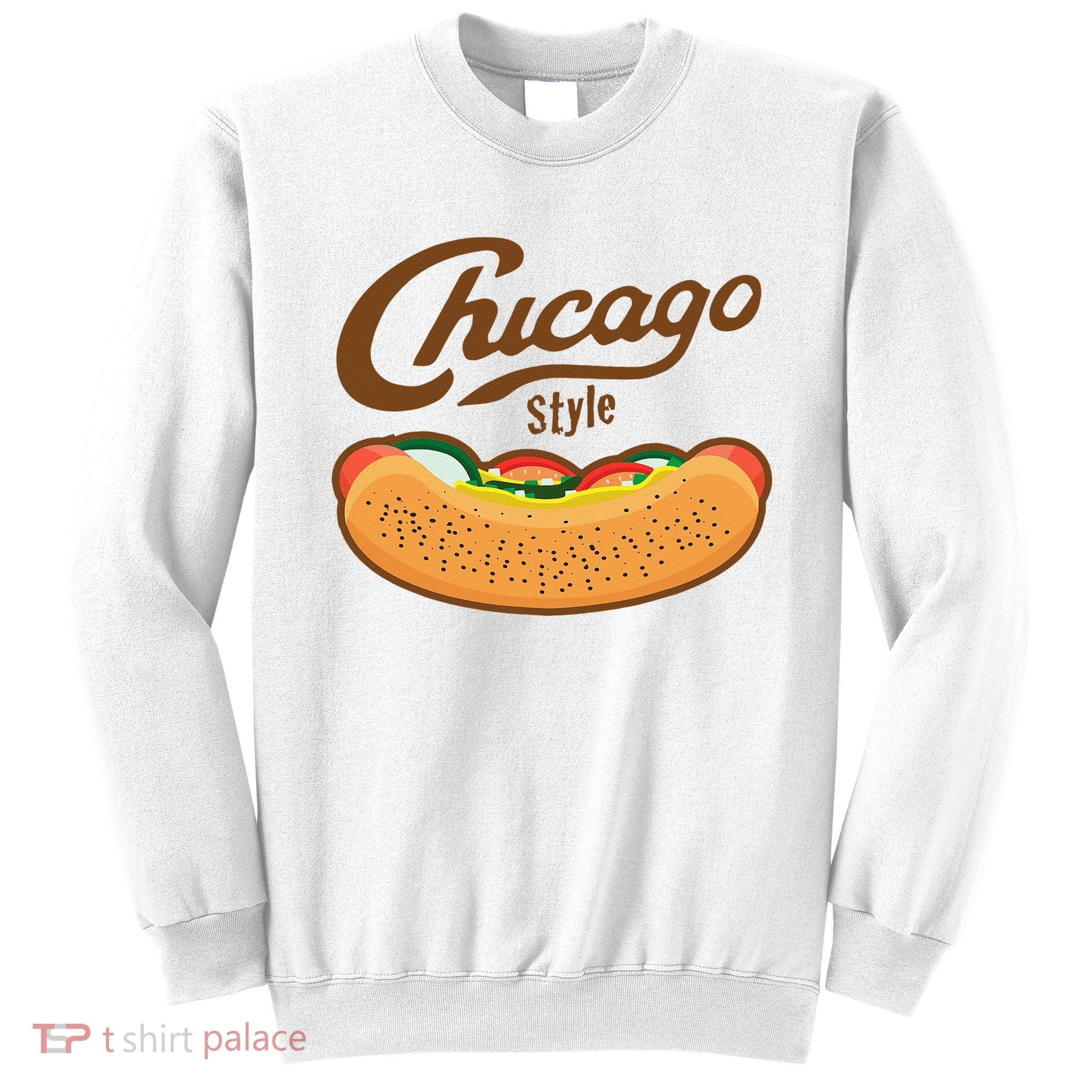 Chicago Style Hot Dog Summer Sweatshirt