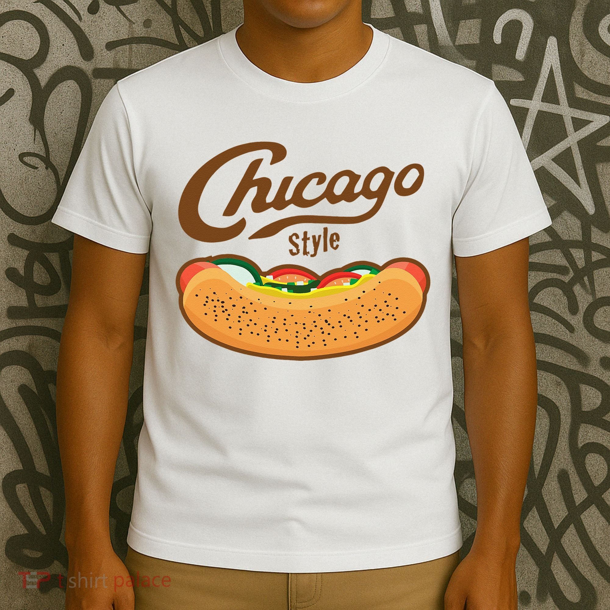 Chicago Style Hot Dog Summer T-Shirt