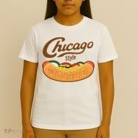 Chicago Style Hot Dog Summer T-Shirt thumb 4