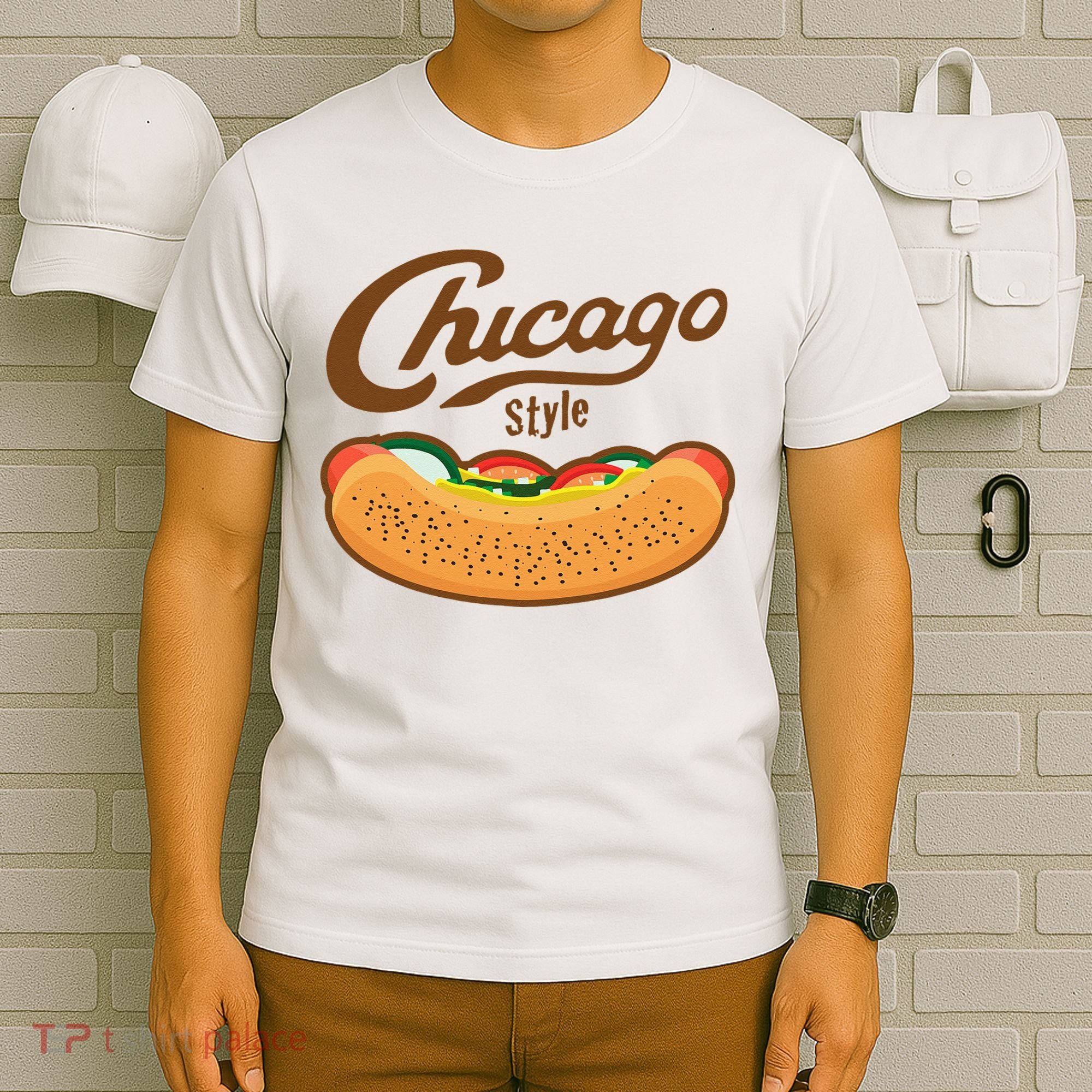 Chicago Style Hot Dog Summer T-Shirt