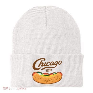 Chicago Style Hot Dog Summer Beanie
