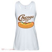 Chicago Style Hot Dog Summer Ladies Essential Flowy Tank thumb 0