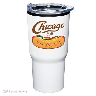 Chicago Style Hot Dog Summer Tumbler