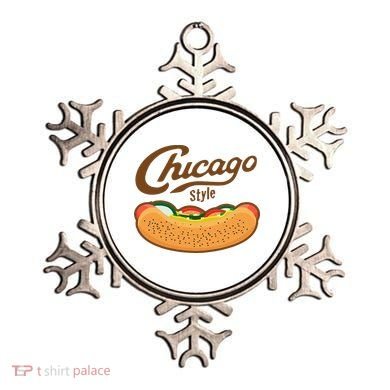 Chicago Style Hot Dog Summer Ornament