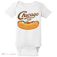 Chicago Style Hot Dog Summer Baby Bodysuit thumb 0
