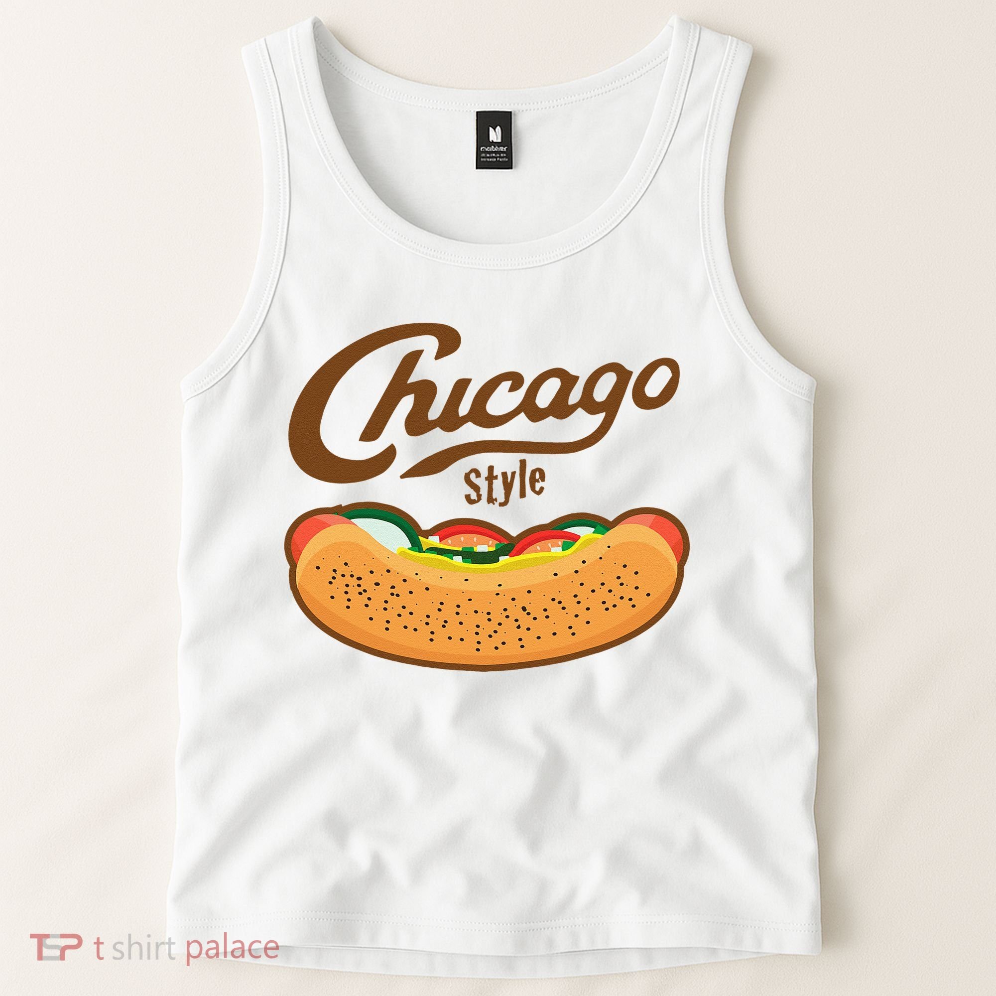Chicago Style Hot Dog Summer Tank Top