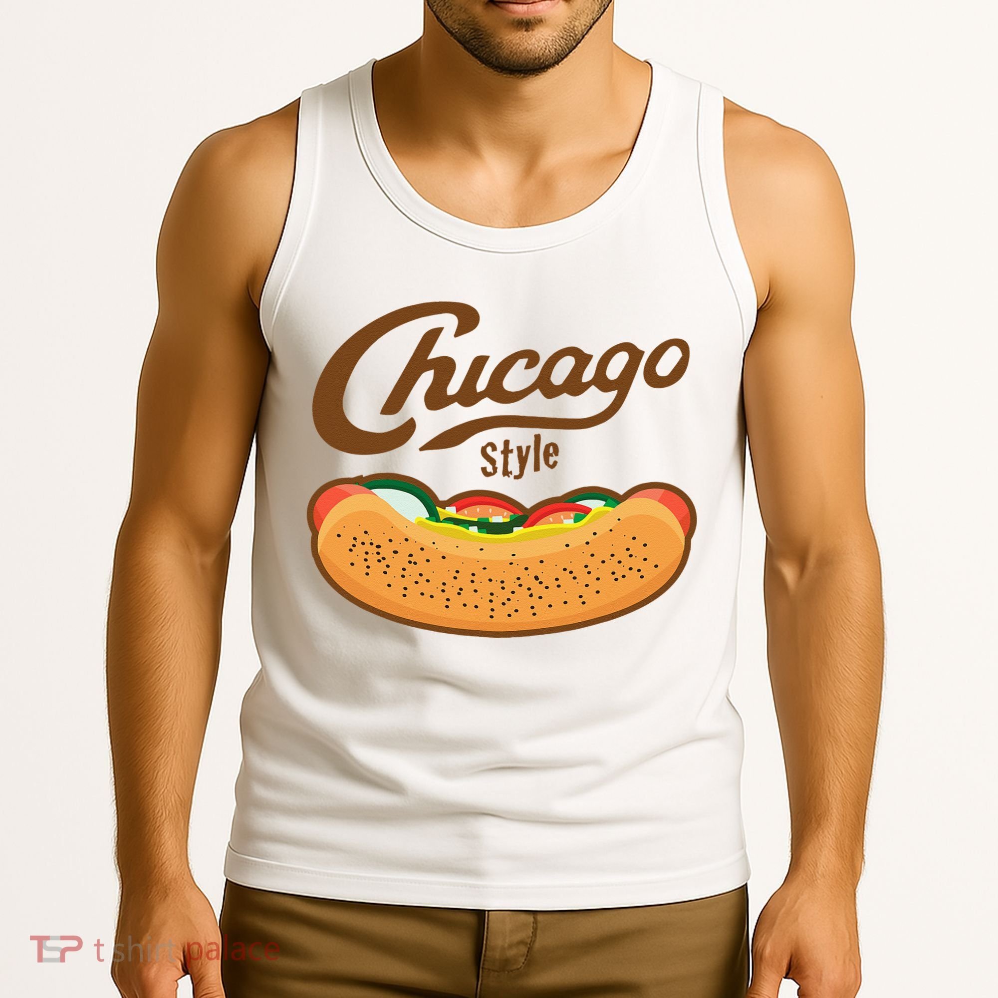 Chicago Style Hot Dog Summer Tank Top