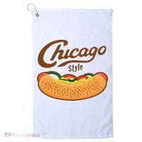 Chicago Style Hot Dog Summer Golf Towel thumb 0