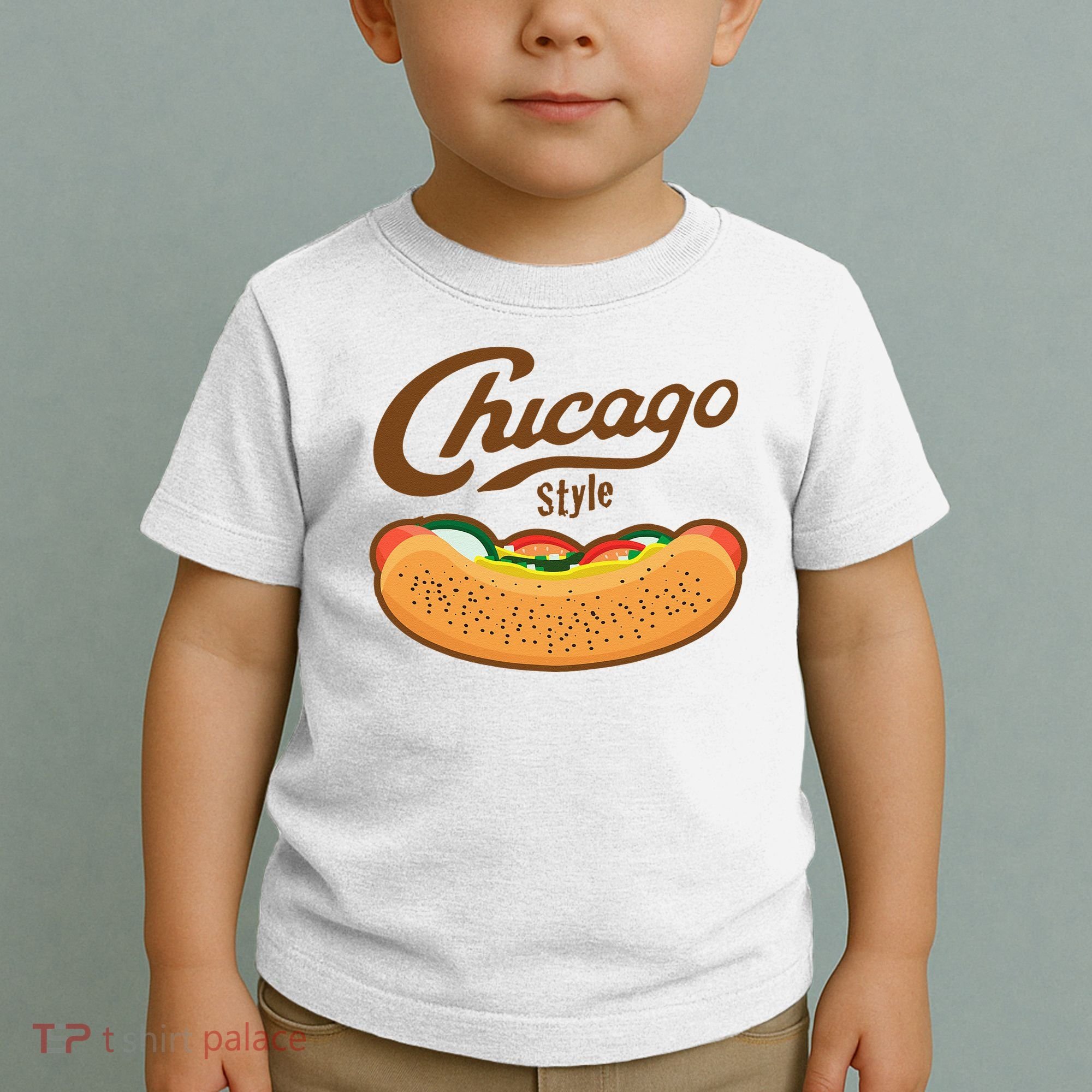 Chicago Style Hot Dog Summer Toddler T-Shirt