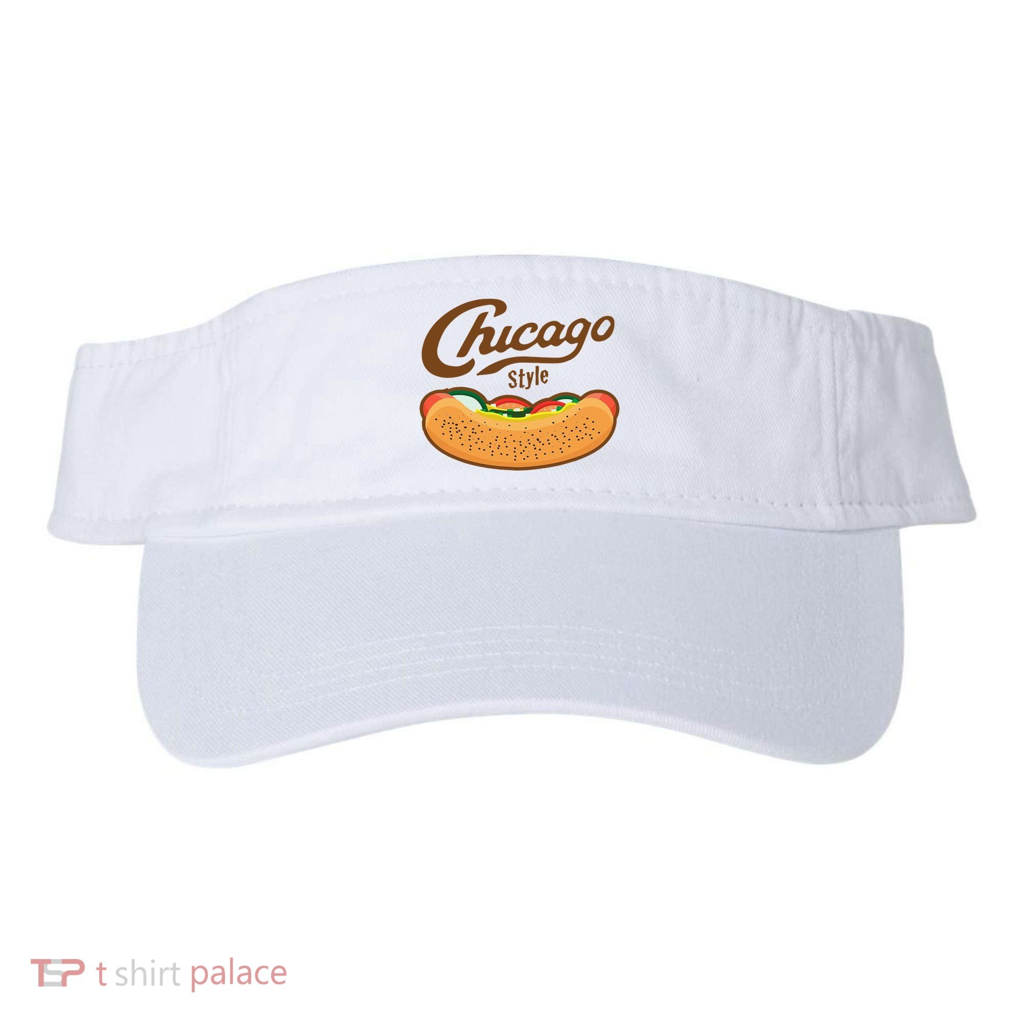 Chicago Style Hot Dog Summer Visor