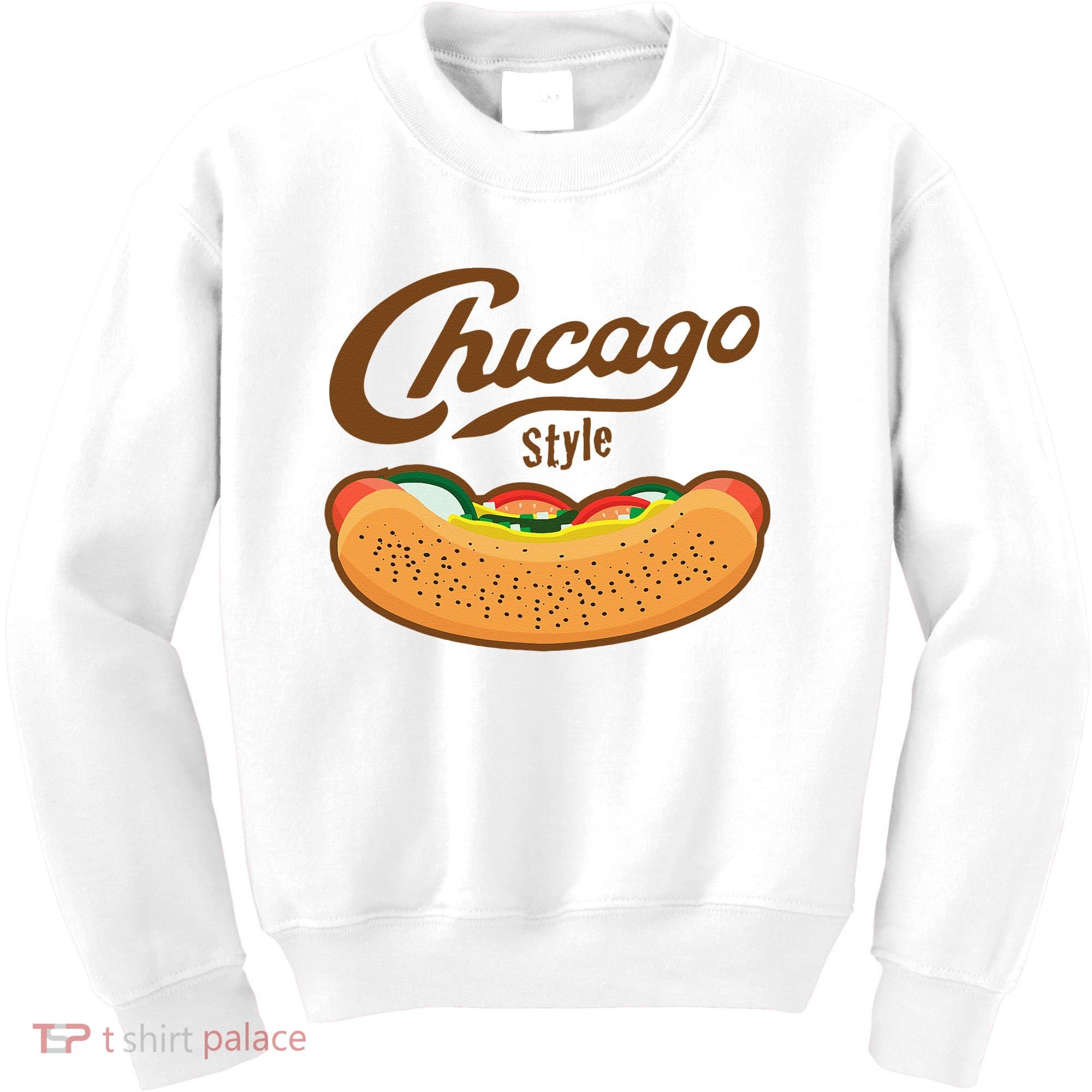 Chicago Style Hot Dog Summer Kids Sweatshirt